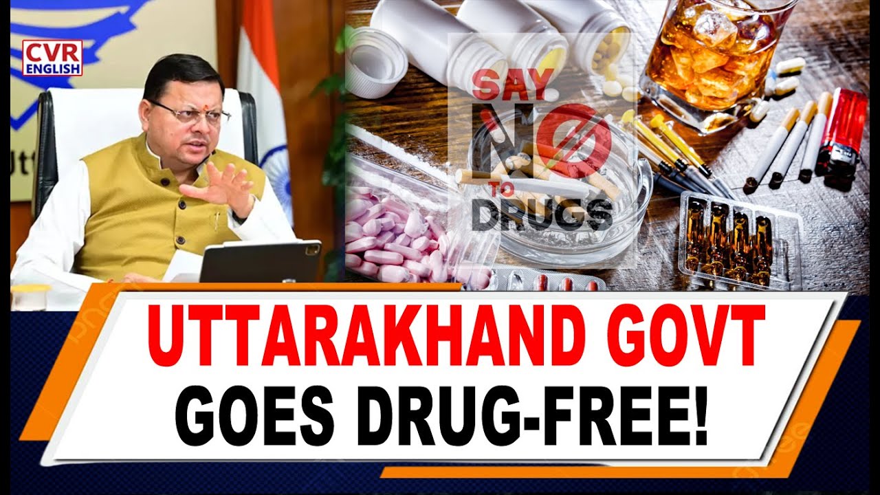 CM Dhami Administers De-Addiction Oath | Uttarakhand Cabinet Meeting Initiative | CVR English