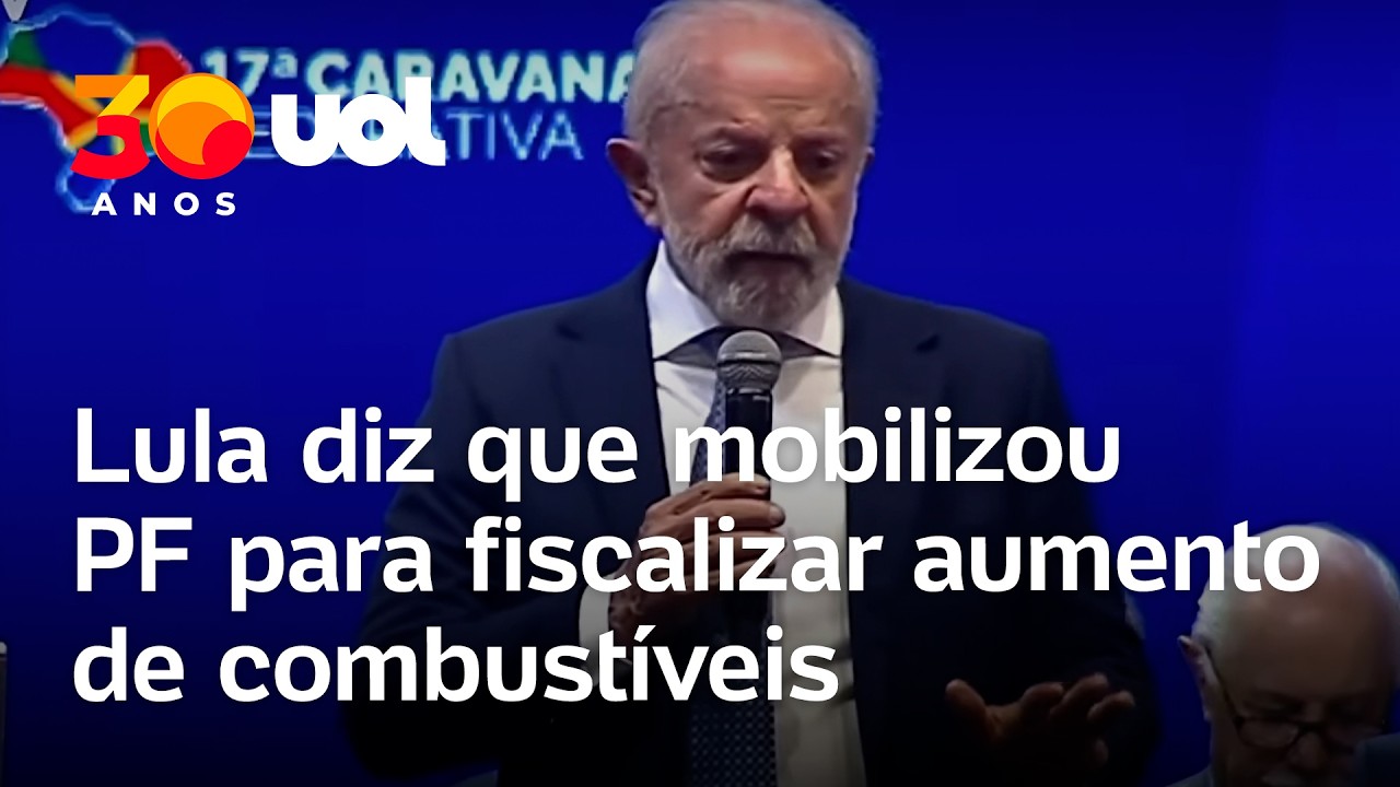 Lula: 'Não vamos permitir que usem guerra no Irã para sacanear com preço do combustível'