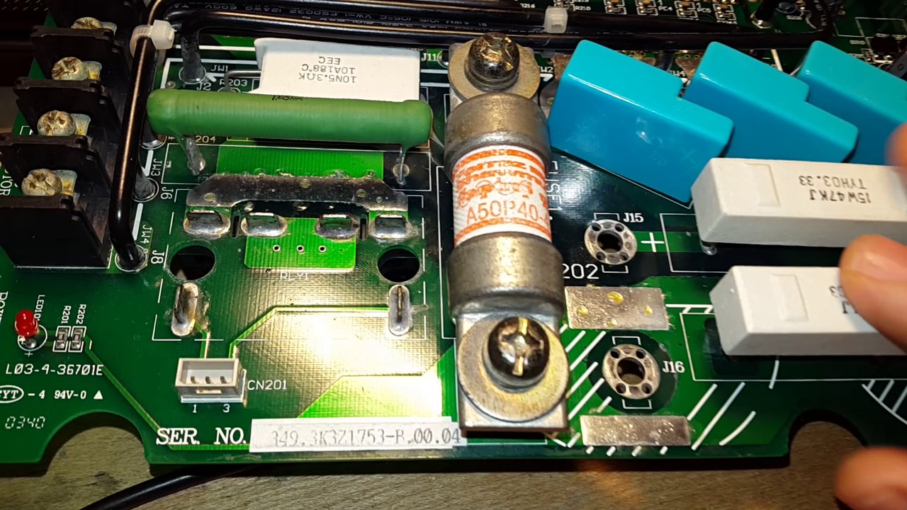 Reparando un variador de frecuencia N2