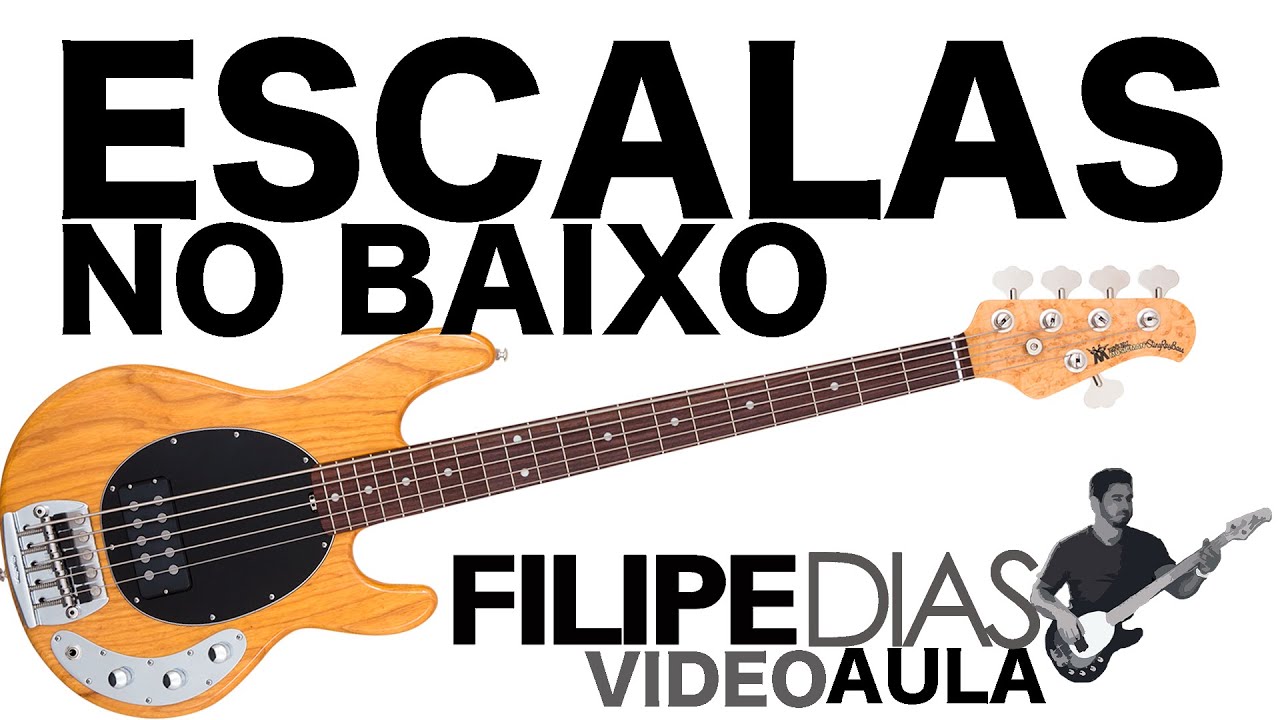 AULA ESCALAS NO BAIXO - COMO ESTUDAR (EXERCÍCIOS) - FILIPE DIAS