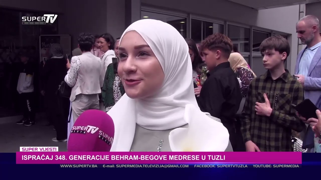 Ispraćaj 348. generacije učenika Behram-begove medrese Tuzla - Super TV
