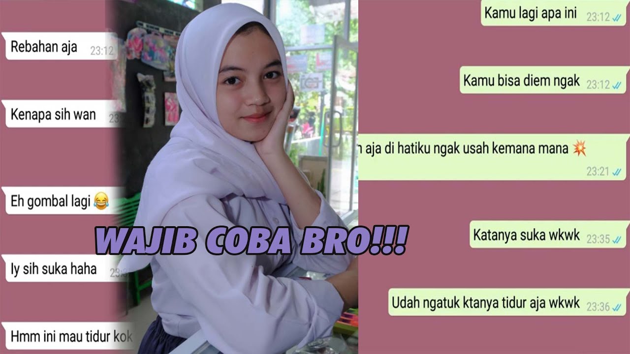 Cara Chat Gebetan PDKT lewat WA bikin Cewe Jadi Baper Ketawa manis