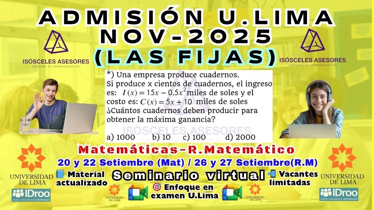U.lima  Admisión Nov- 2025- Seminario/Repaso de LAS FIJAS