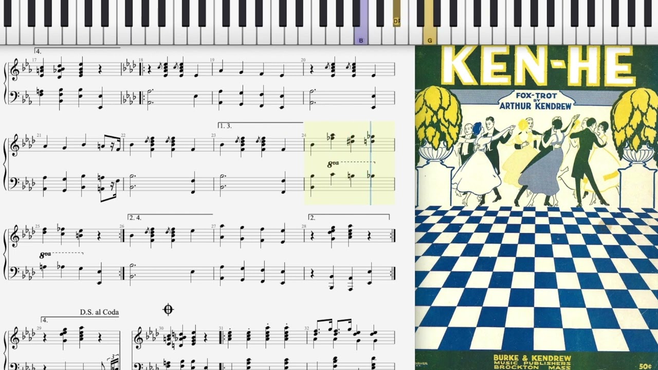 Ken-He by Arthur Kendrew (1916, Fox Trot piano)