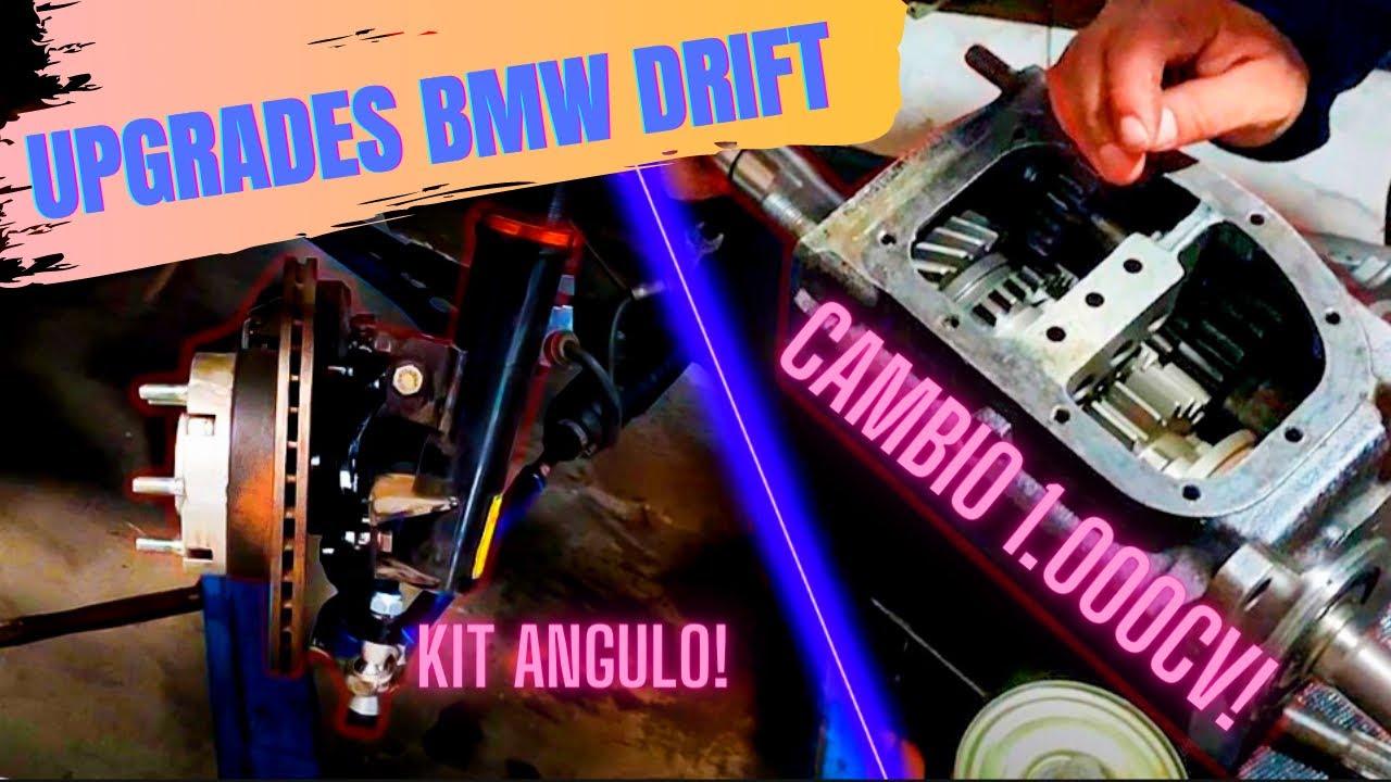 COLOQUEI CAMBIO FORJADO E NOVO KIT ANGULO NA BMW 1JZ DE DRIFT