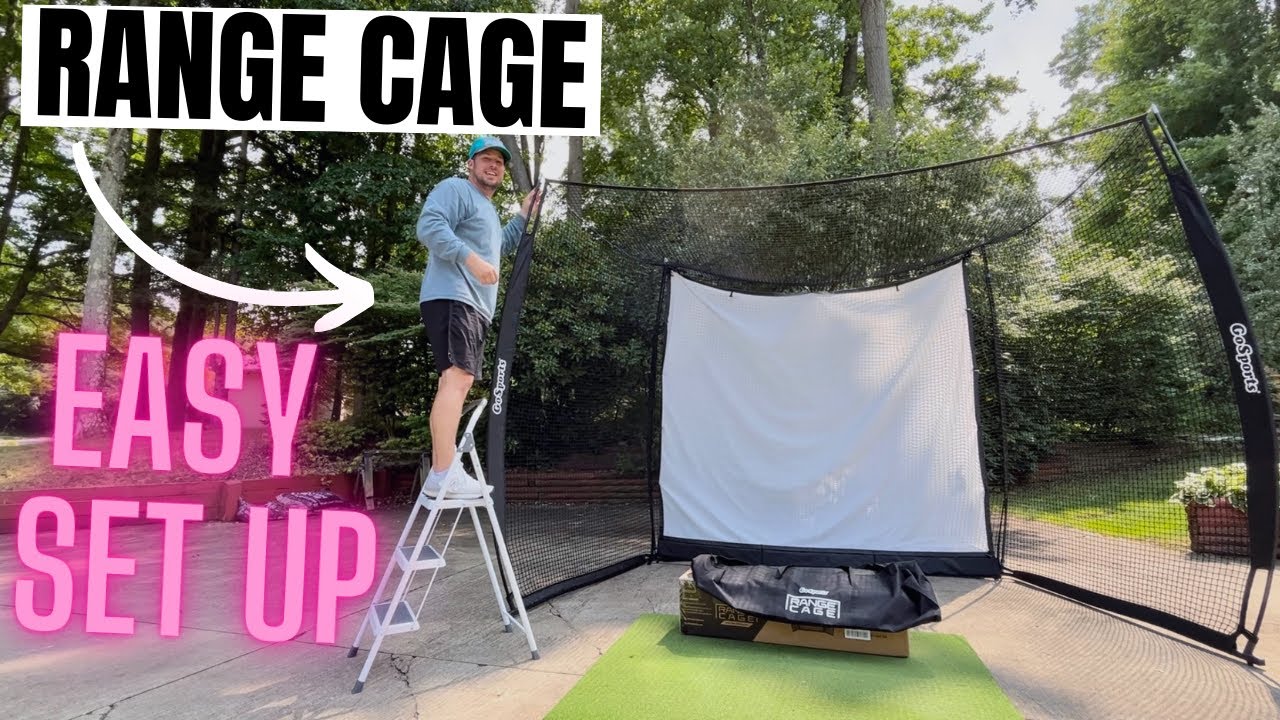 How to Set Up GoSports Range Cage Golf Simulator Net