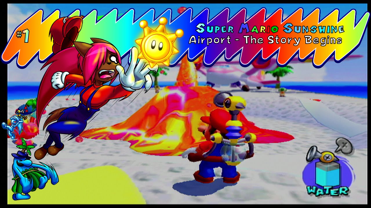 Super Mario Sunshine - Part 1 : Airport - The Story Begins