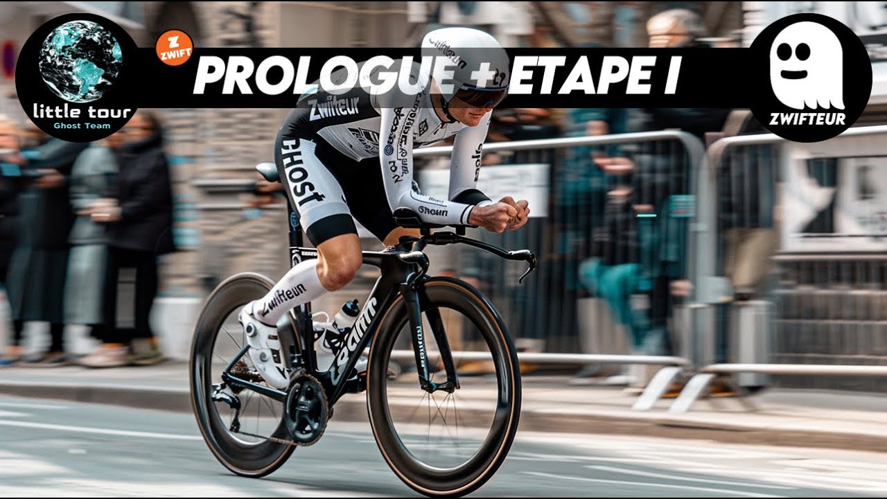 [ZWIFT] Little Tour Ghost Team Prologue et Etape 1 - Spécial Critérium - Downtown Dolphin