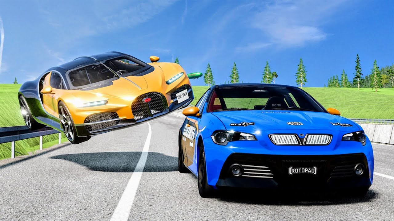 High Speed Traffic Car Crashes - BeamNG Drive | CrashBoom