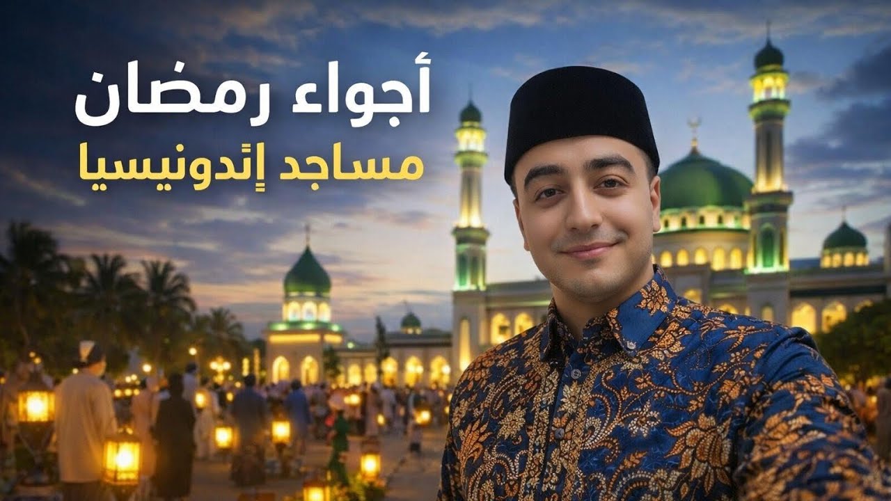 أجمل أجواء رمضان في مساجد إندونيسيا🇮🇩🕌