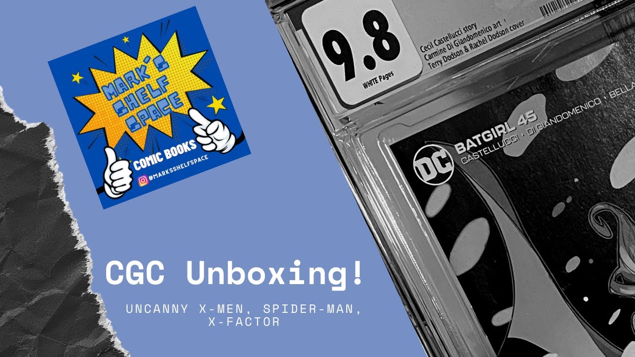 CGC 9.8 Unboxing Marvel Comics Alex Ross Covers Uncanny X-Men Spider-Man