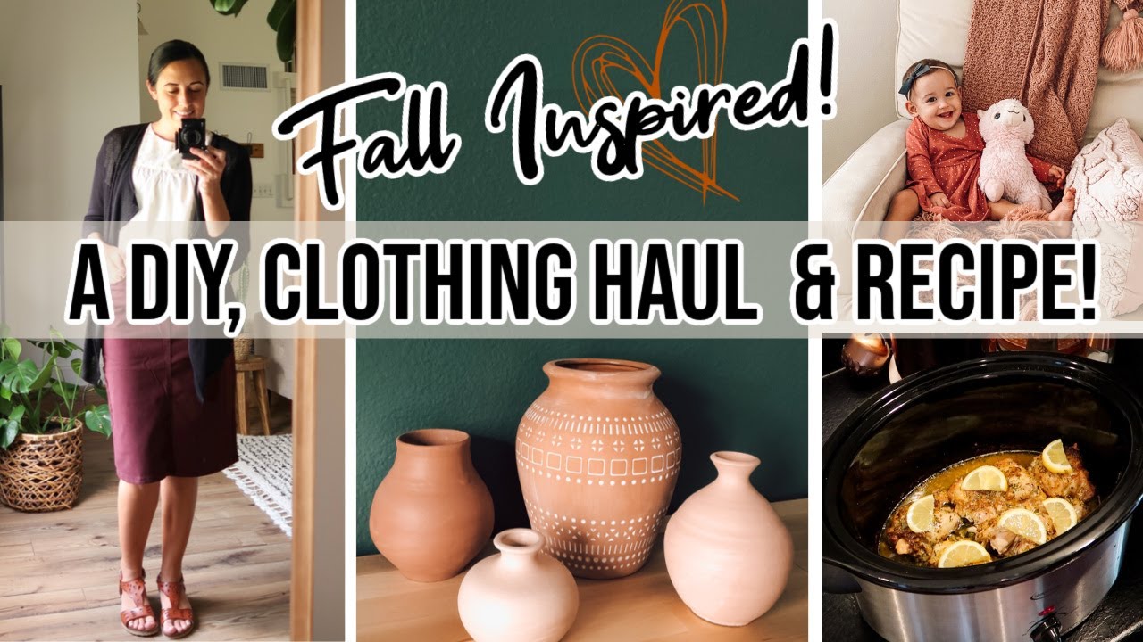 MODEST FALL CLOTHING HAUL | DIY & COOK WITH ME! | MENNONITE MOM