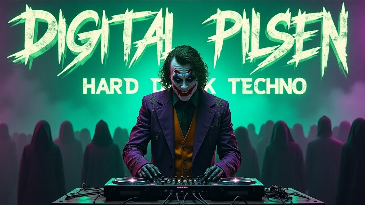 Digital Pilsen III. - Hard Dark Techno / Tekk Experimental AI party music video clip 2025