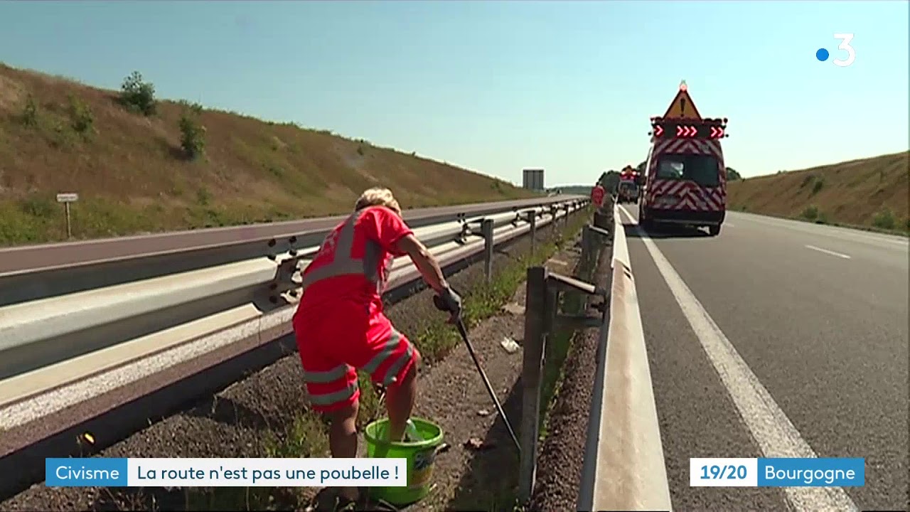 Bourgogne : la route n'est pas une poubelle, nouvelle campagne à destination des vacanciers