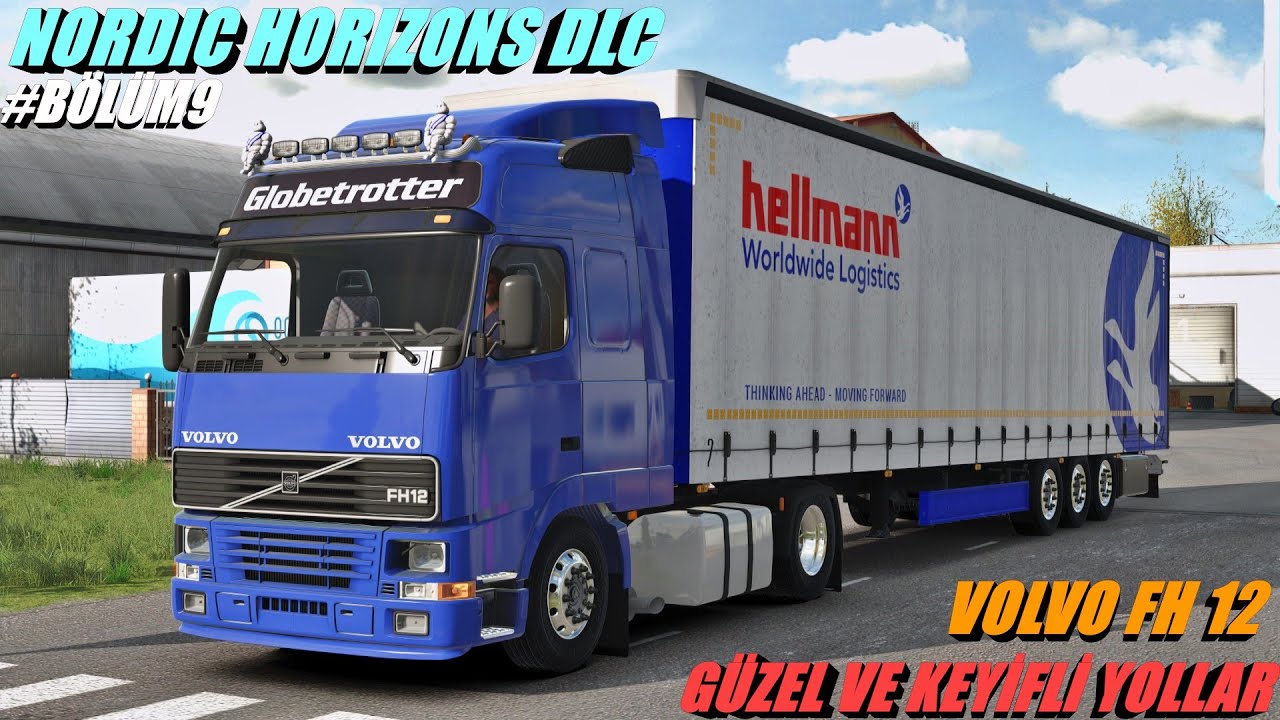 NORDIC HORIZONS DLC #BÖLÜM9 VOLVO FH12 DEDE İLE KEYİFLİ BİR SEFERDEYİZ :) SÜRÜM 1.57