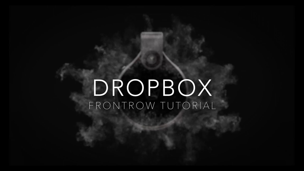 FrontRow Tutorial: Dropbox