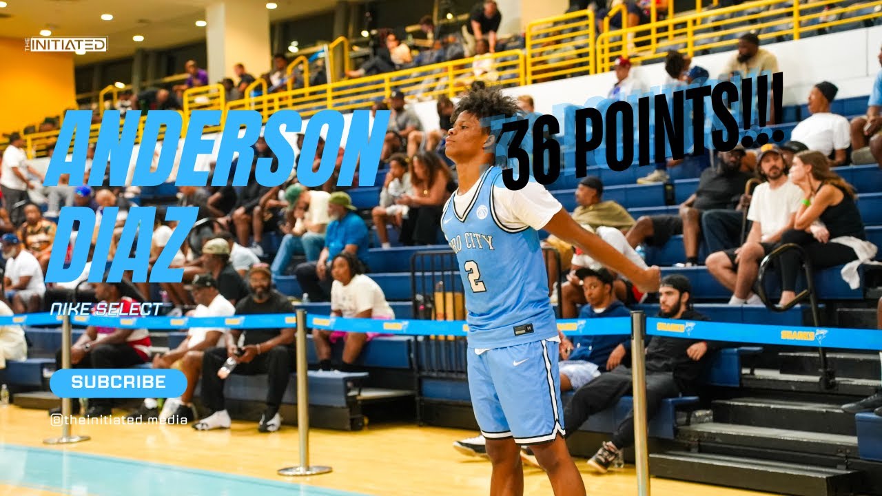 High School Junior Anderson Diaz '27 Drops 36 on Pros at Nike Pro City! 🔥