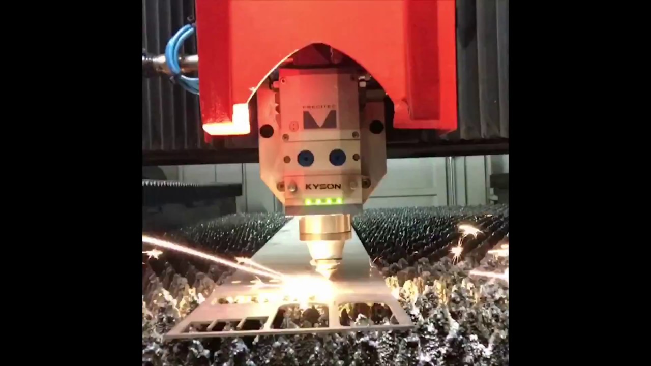 RMT KYSON Fiber Laser Fast Cutting Titanium Sheet | Fiber Laser