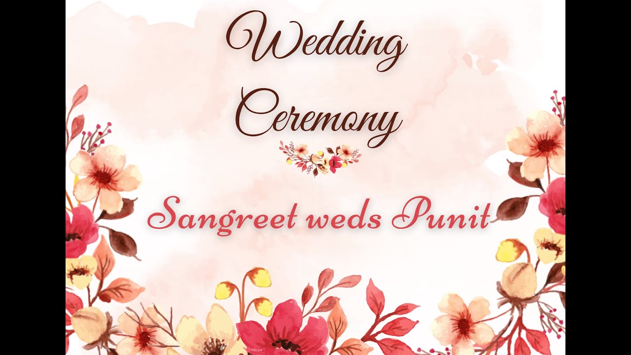 Live Wedding Ceremony|  Sangreet weds Punit | Soni Studio Rania