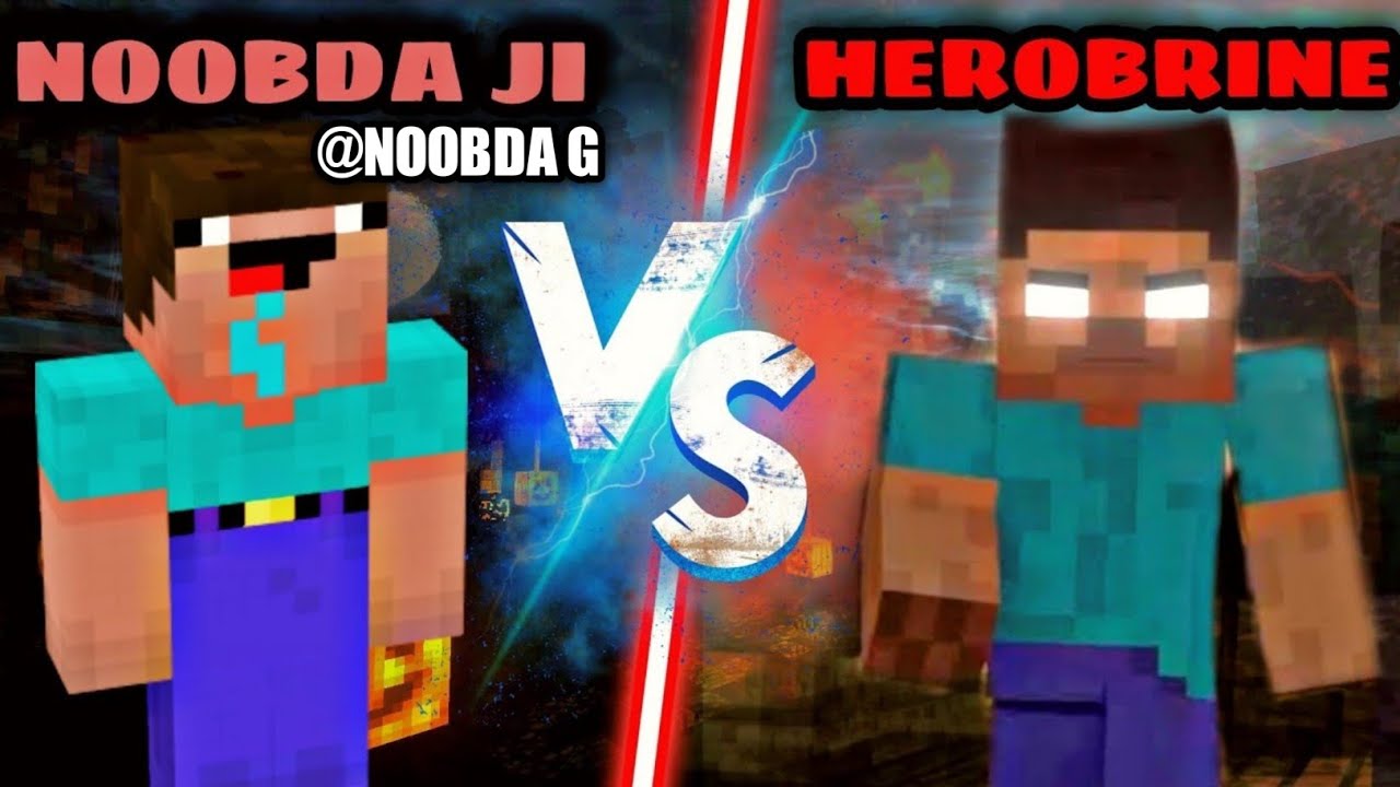 NOOBDA JI VS HEROBRINE IN HIMLAND WAR || HEROBRINE VS NOOBDA JI POWER💪 HIMLAND KING👑 @NOOBDA G