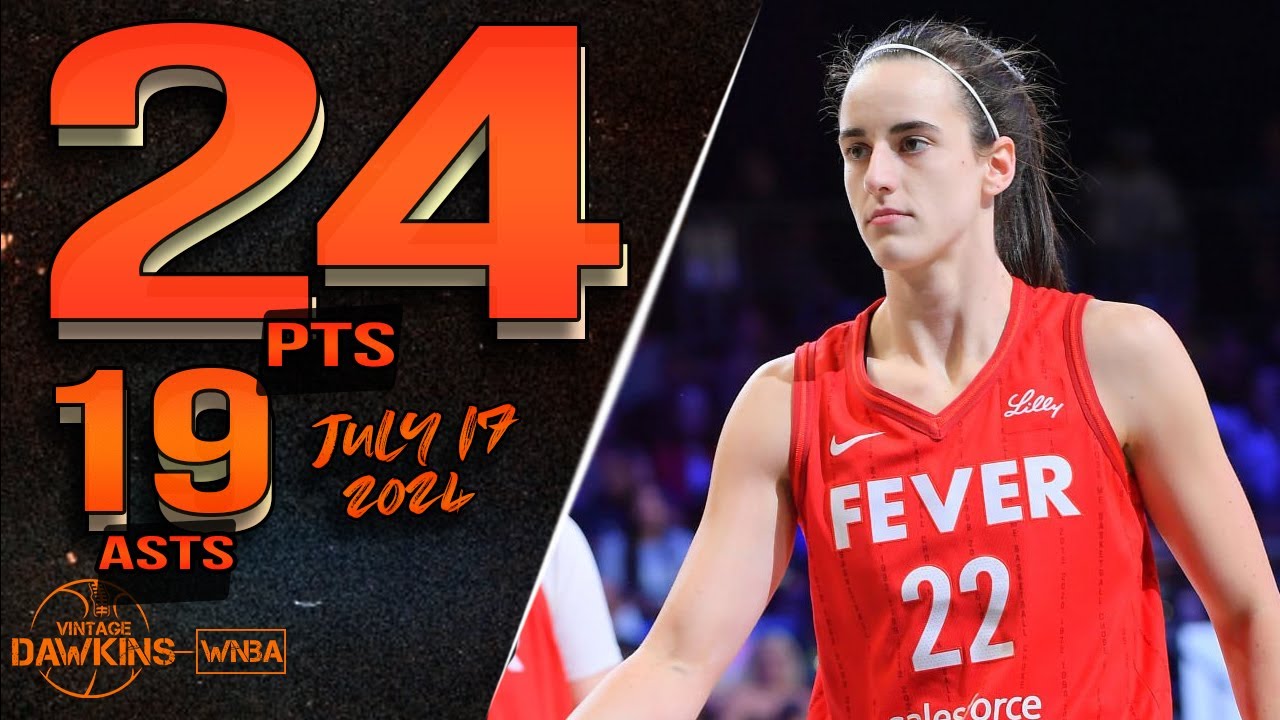 Caitlin Clark Drops 24 Pts x Career-HiGH 19 Asts vs Wings 🔥 | July 17, 2024