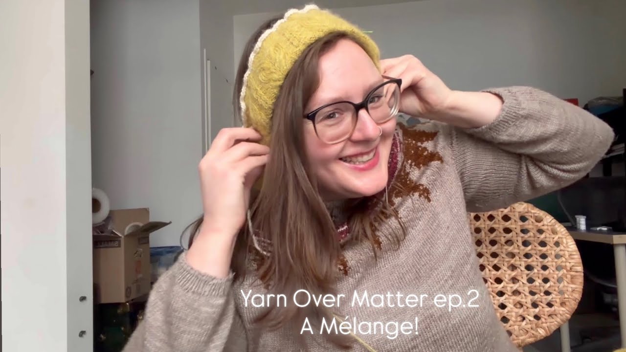 Knitting Podcast Ep.2- A Melange: WIPs, Dream Cast-on, Stitch marker chat & LYS Tour! 