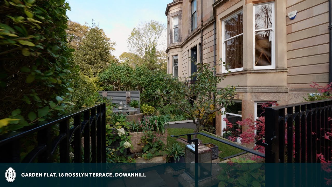 Garden Flat, 18 Rosslyn Terrace, Dowanhill, Glasgow, G12 9NA