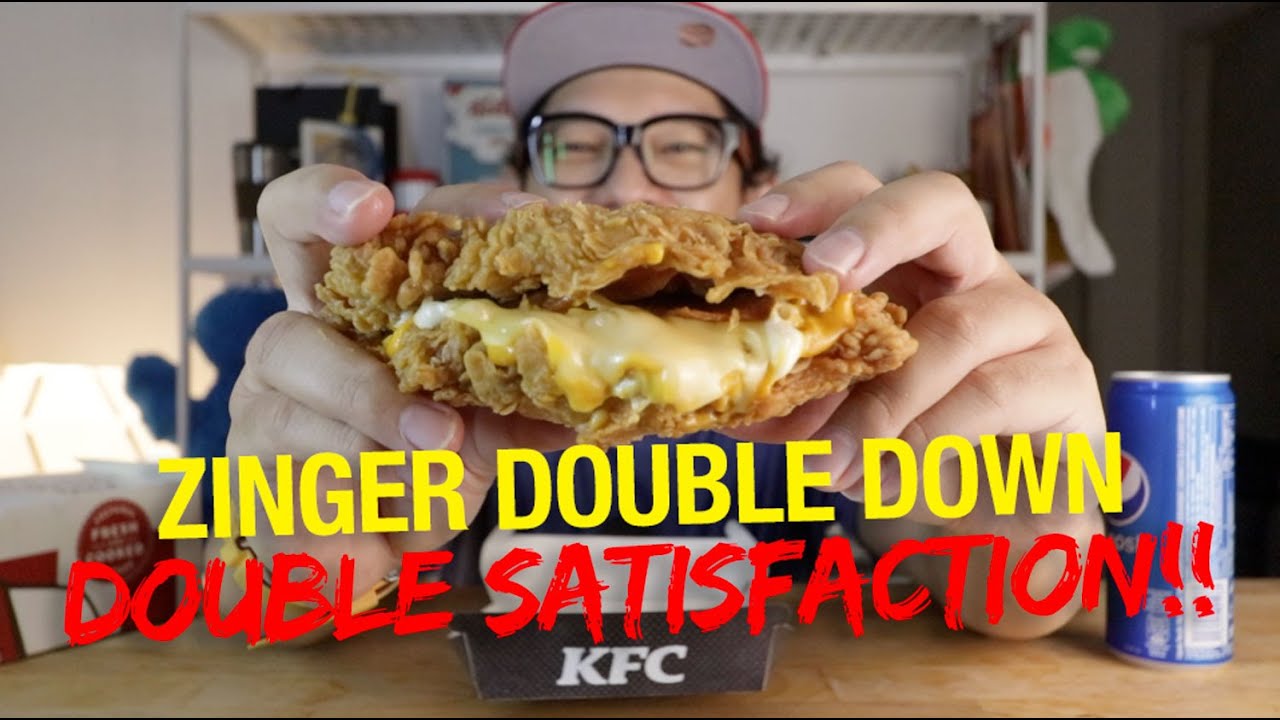 Mantap Beb KFC Zinger Double Down - Terangkat Habis!
