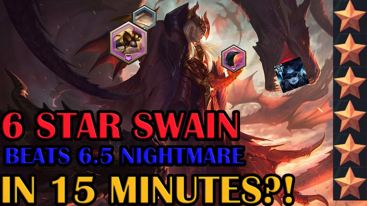 6 STAR SWAIN BEATS 6.5 NIGHTMARE IN 15 MINUTES?! - PATH OF CHAMPIONS (POC) WEEKLY NIGHTMARE 6.5 LOR