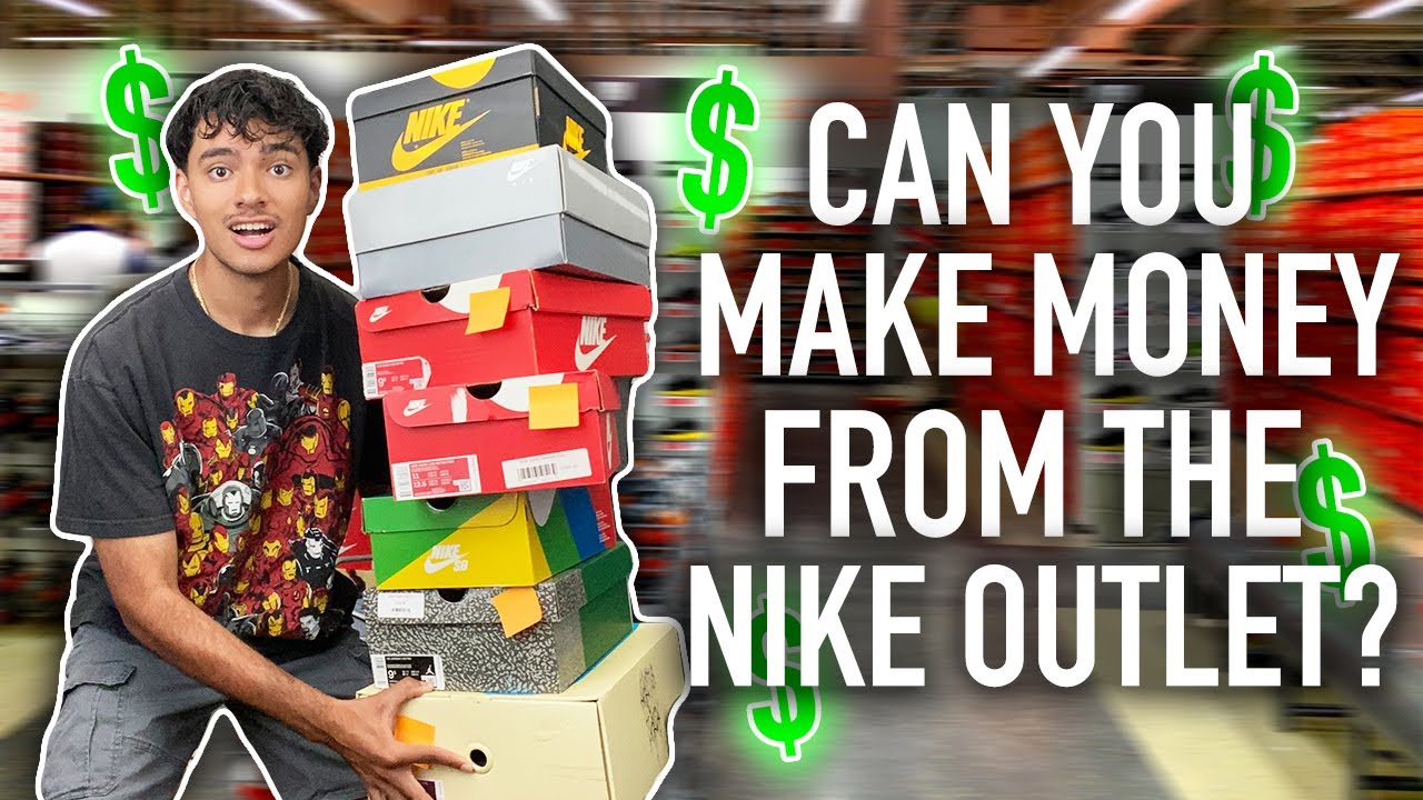 Can You Make Money Selling Shoes From The Nike Outlet? *48 Hours In My Life*