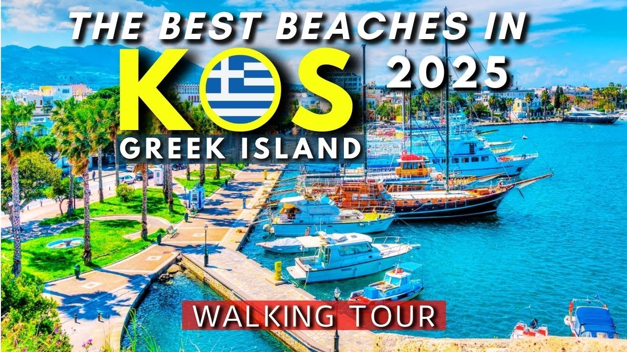 LA SPLENDIDA ISOLA DI KOS: Spiagge greche da non perdere in 4K