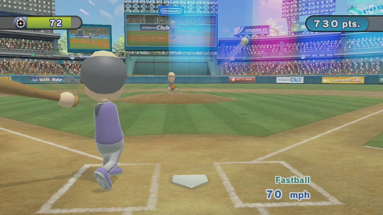 Wii Sports Club - Baseball Training - Wall Breaker (Platinum)