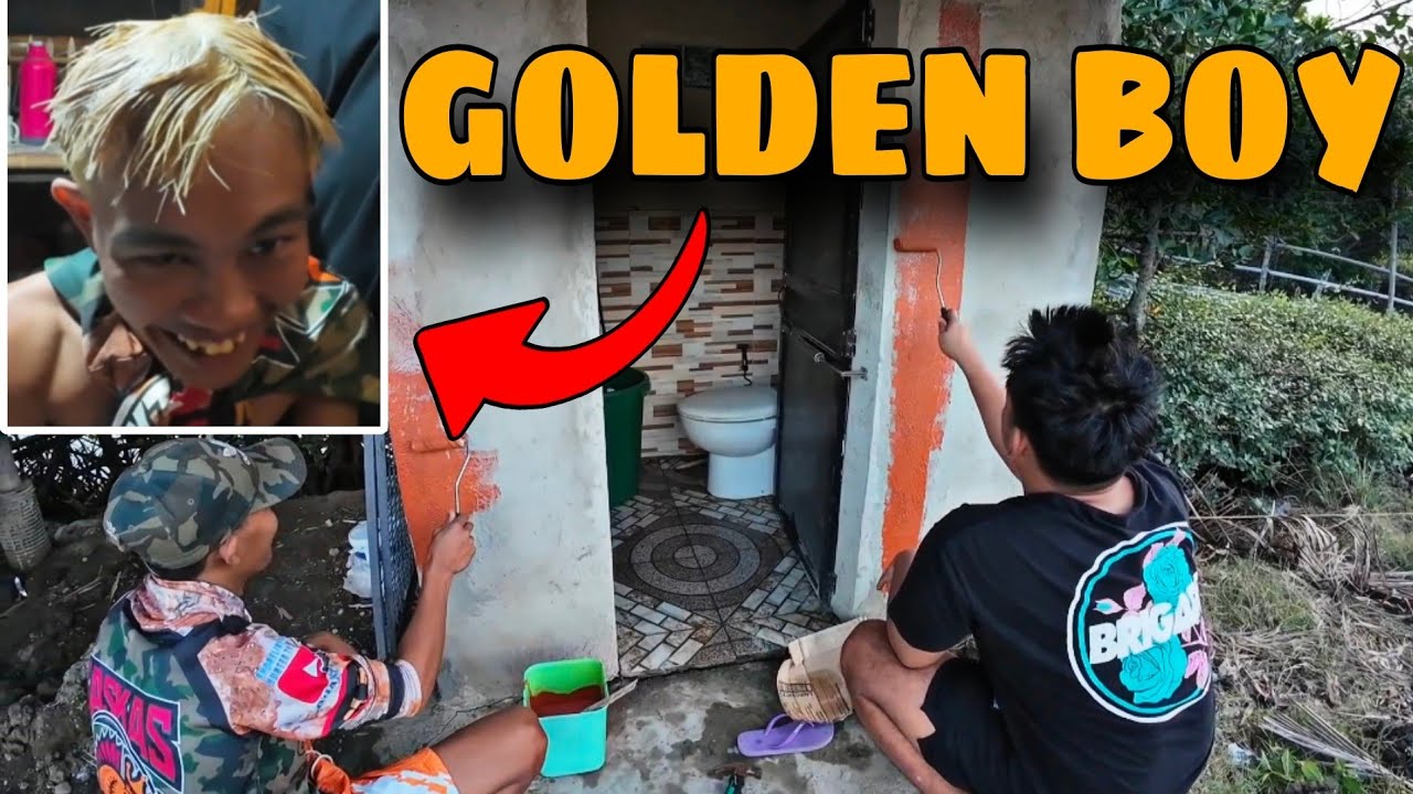 PININTURAHAN NA ANG BANYO | GOLDEN BOY NA SI HALPOK! 🤣