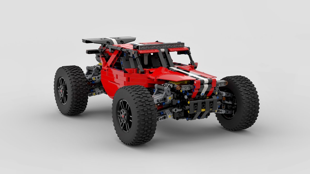 [MOC] Red Wolf - 4WD RC Race Buggy /w BuWizz