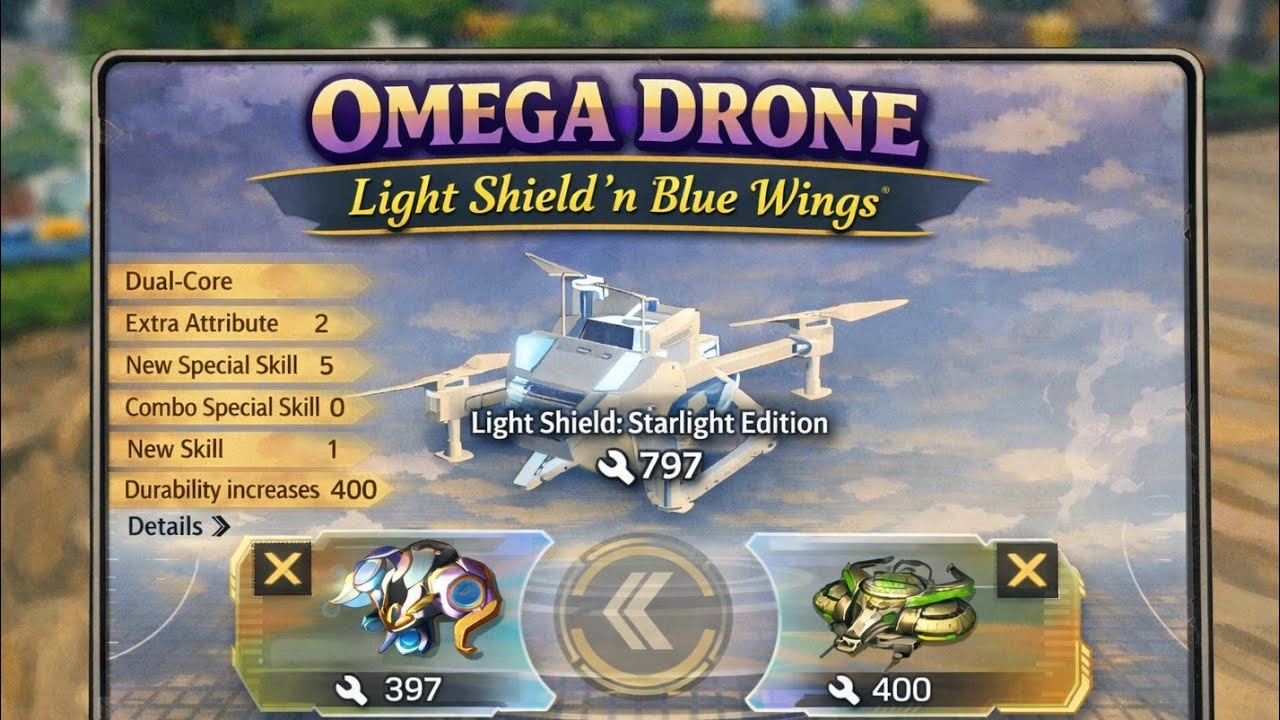 OMEGA DRONE LIGHT SHIELD N BLUE WINGS | LifeAfter