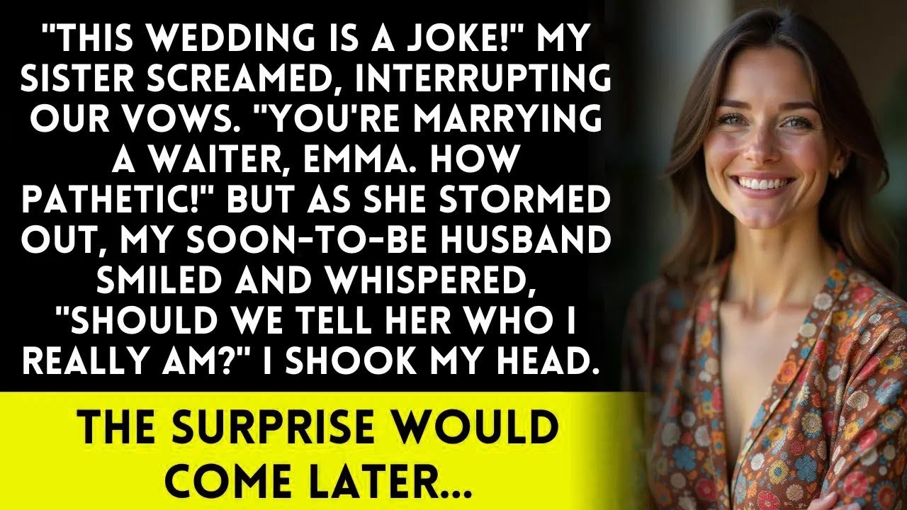 My Sister Ruined My Wedding And Called Me Pathetic  She Didn't Know Who My Husband Really Was