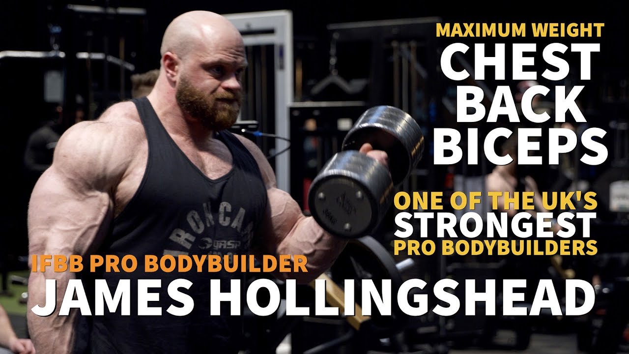 UK's Strongest Bodybuilder IFBB Pro James Hollingshead Bench Presses Nearly 600 Pounds