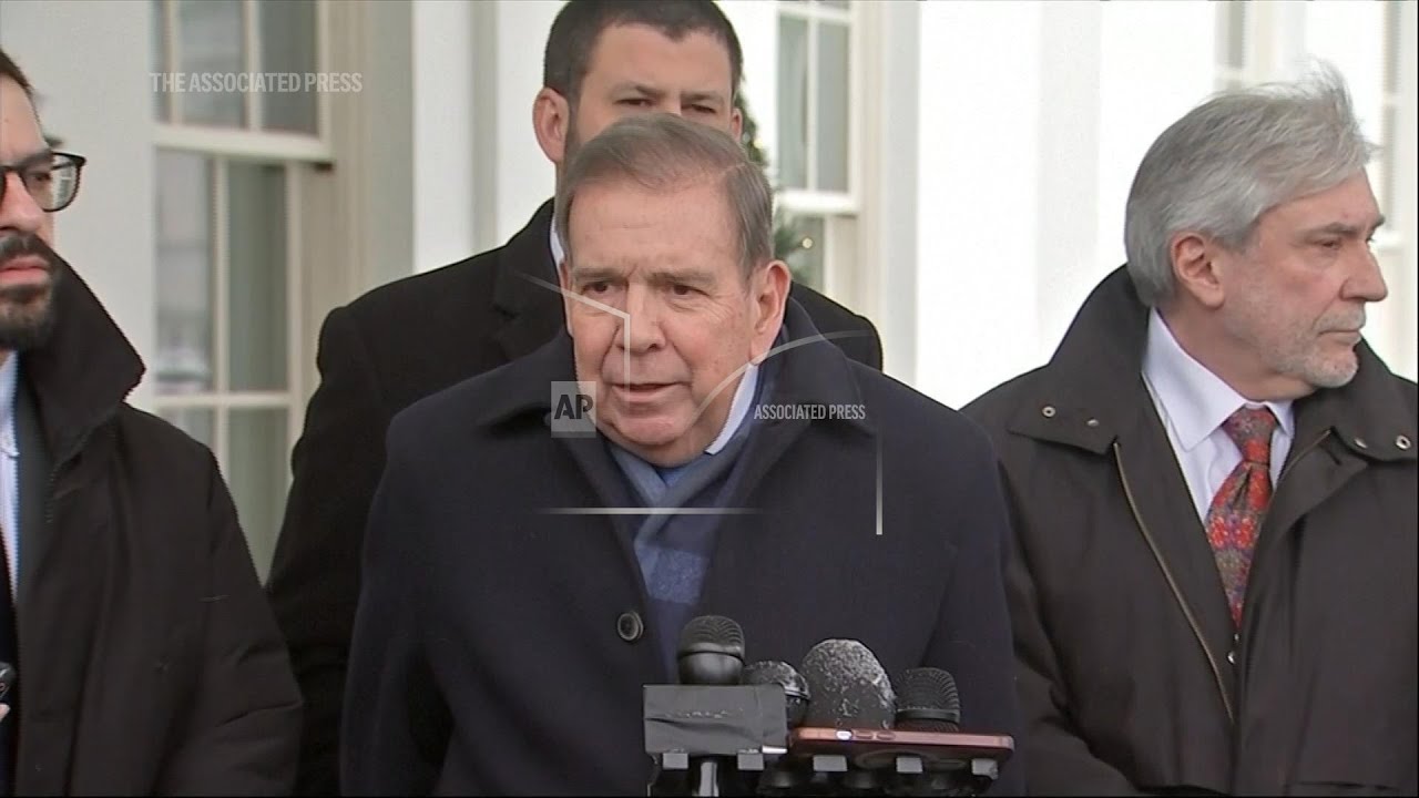 Venezuelan opposition leader who claims to have defeated Maduro meets Biden at White House