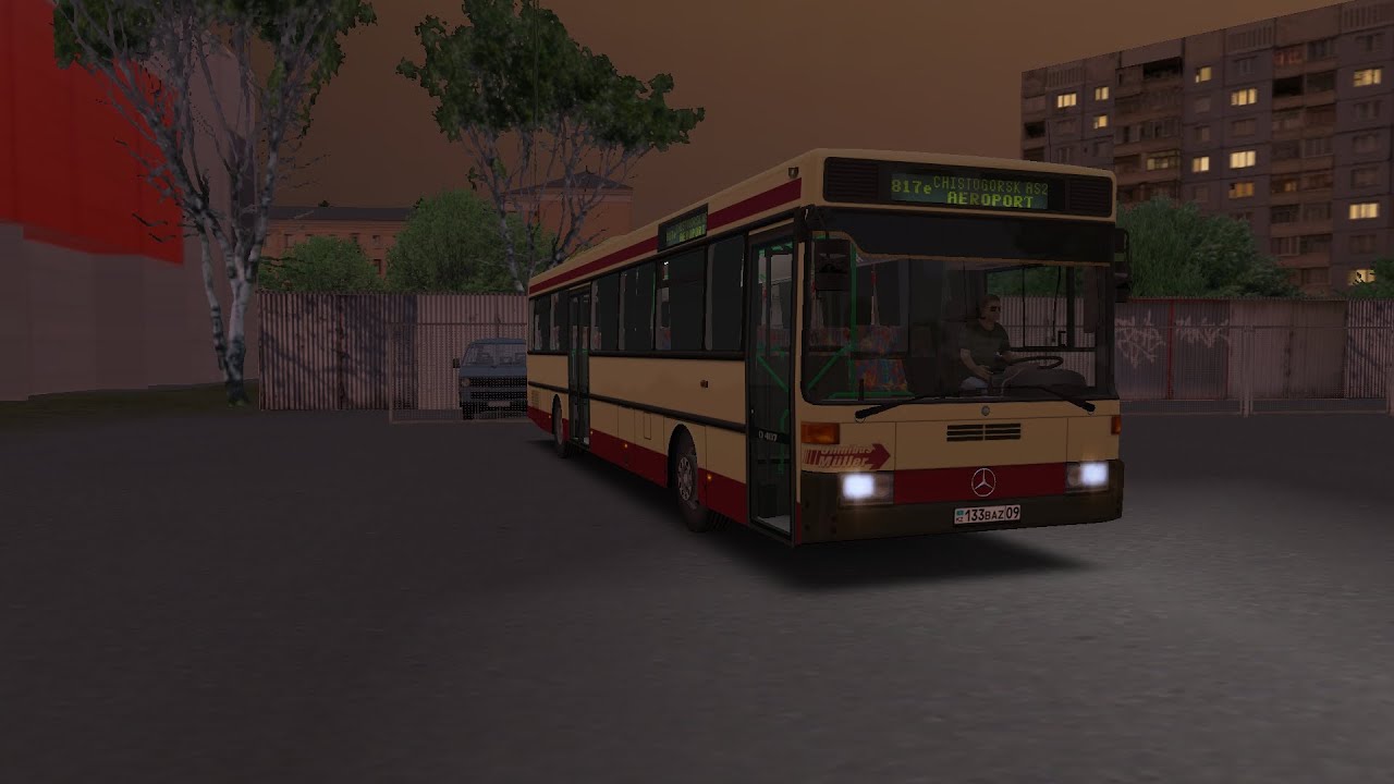 OMSI 2 | Mercedes-Benz O407 | Чистогорская область (Chistogorsk region) | Маршрут 817е (Route 817e)