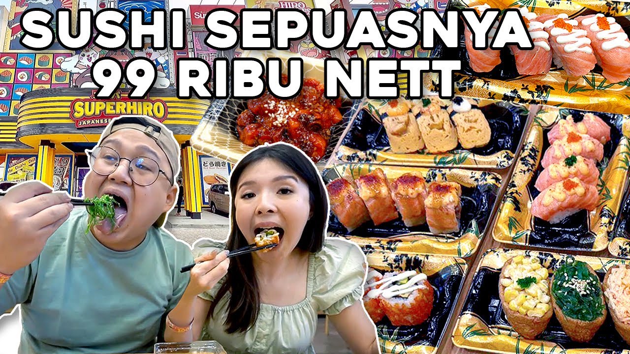 CUMA 99.000 NETT BISA MAKAN SUSHI SEPUASNYA !! MAU MAKAN HARUS DAFTAR DULU…