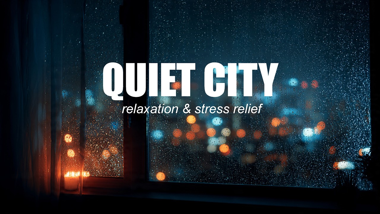 Deep Sleep Jazz • Quiet Midnight City • 3 Hours Calm Piano