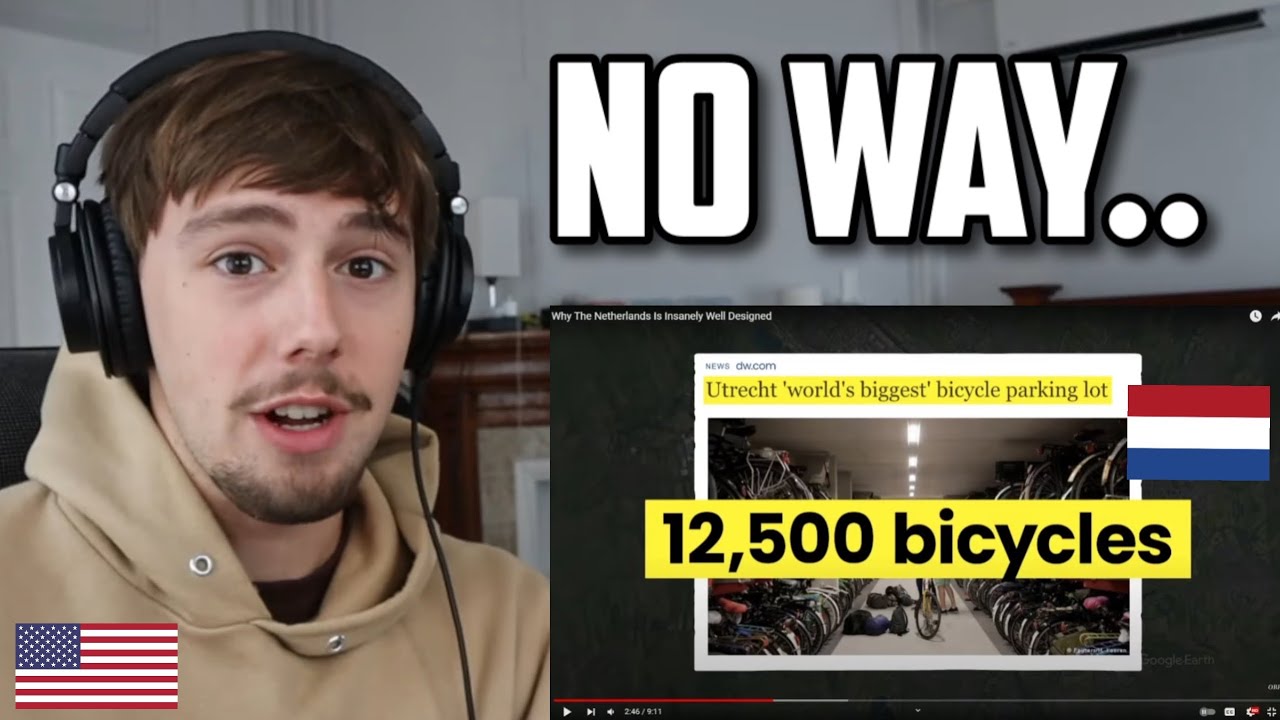 American Reacts to How the Netherlands is Insanely Well Designed