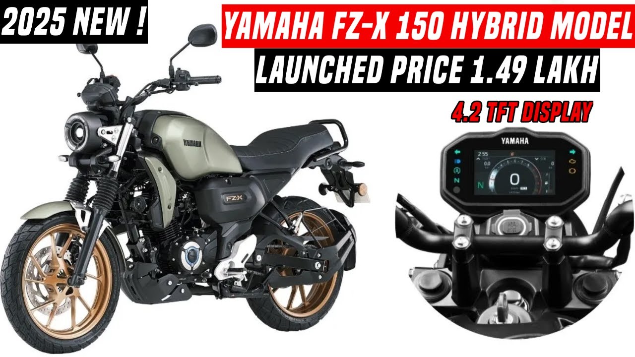 All New Yamaha FZ-X 150 Hybrid Bike Launched In India 💥 Price Under 1.50 Lakh & TFT Display & GPS