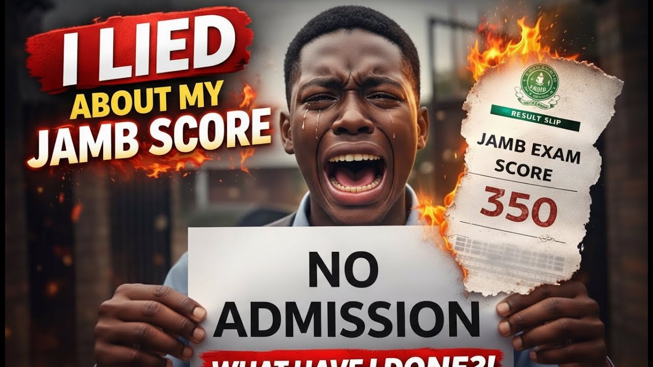 I LIED ABOUT MY JAMB SCORE AND WAS DENIED ADMISSION