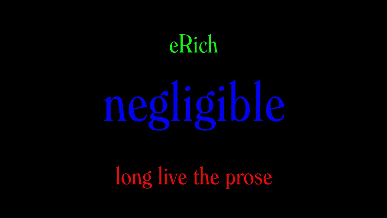 RCHNWB ~ negligible