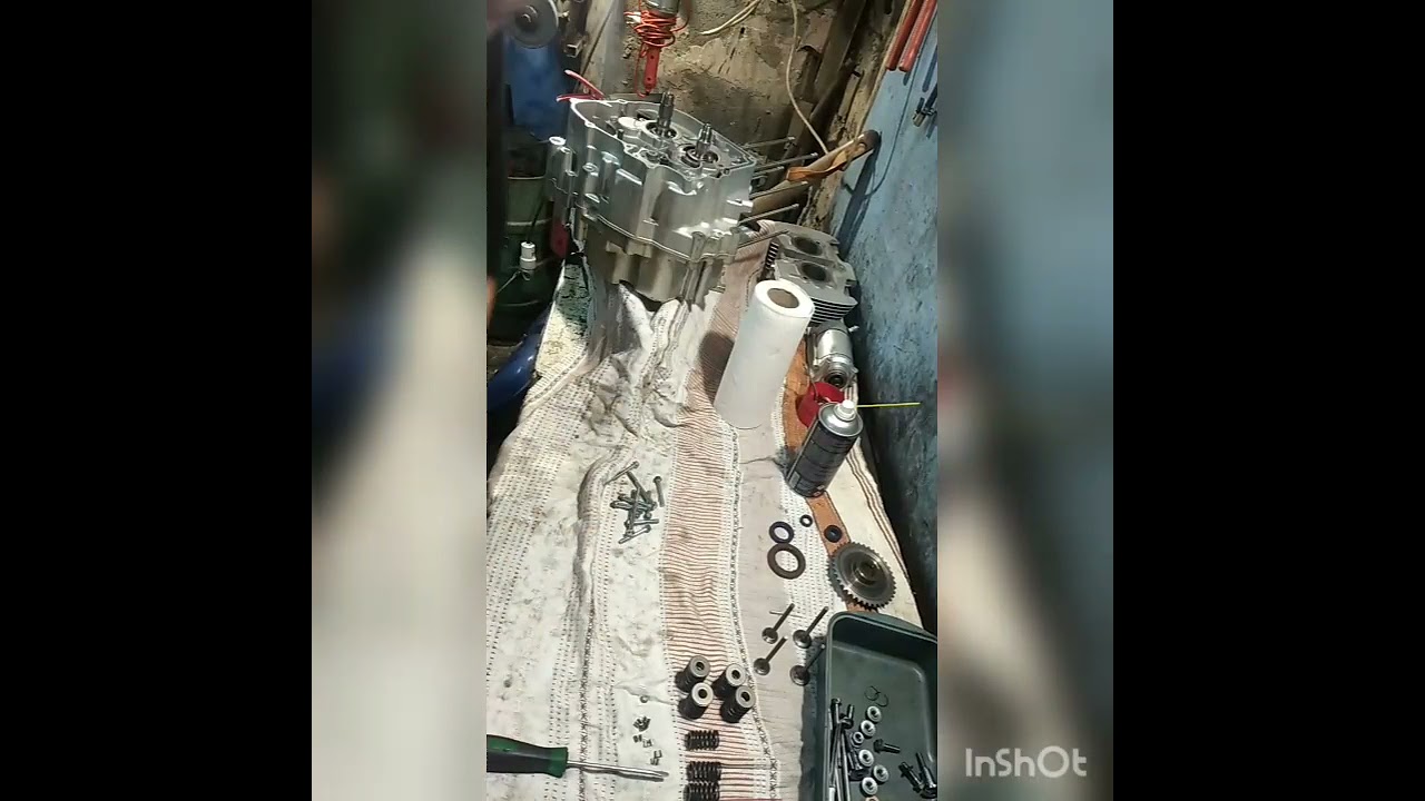 сборка двигателя 253FMM.