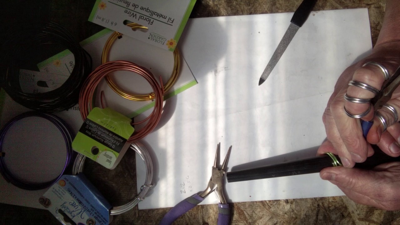 How to make wire Arthritis/Hyper-mobility finger rings