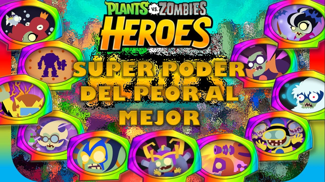 Top del Peor al Mejor Superpoder de los Héroes Zombie//Opinión propia-Sr.:V