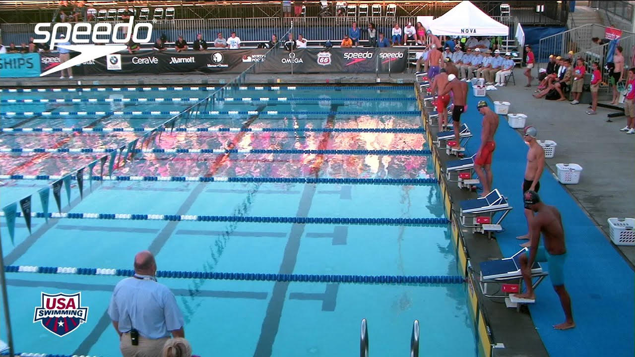 Men's 50m Freestyle A Final   2013 Junior Nationals