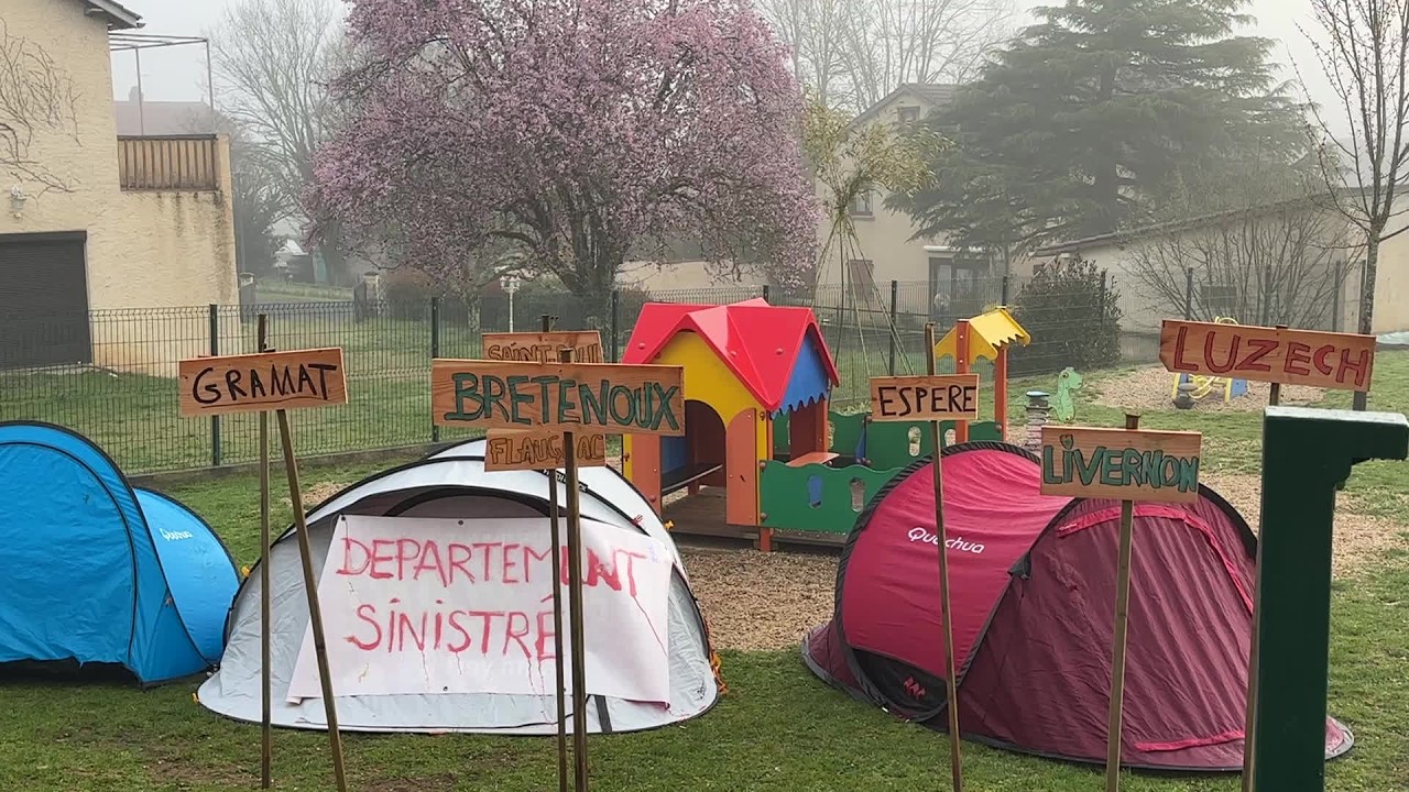 Les parents d'élèves occupent l'école de Livernon pour s'opposer à la fermeture d'une classe